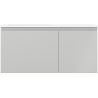 Mexen Orio armoire de salle de bain 100 cm avec lavabo Otis gauche, 1 tiroir, 1 porte, gris mat/blanc mat