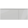 Mexen Orio meuble de salle de bain 120 cm avec lavabo Otis à gauche, 1S, 1D, gris mat/blanc mat - 91A13-12047-3-BBFF62-W18L01