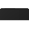 Mexen Orio meuble de salle de bain 120 cm avec lavabo Otis gauche, 1S, 1D, noir mat - 91A13-12047-3-BBFF71-W18L71