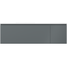 Mexen Orio armoire de salle de bain 160 cm avec lavabo Otis gauche, 1S, 1D, graphite mat/blanc mat - 91A13-16047-3-BBFF66-W18L01