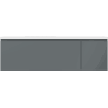 Mexen Orio meuble de salle de bain 160 cm avec lavabo Otis gauche, 1S, 1D, graphite mat/blanc mat - 91A13-16047-3-BBFF66-W18L01