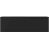 Mexen Orio meuble de salle de bain 160 cm avec lavabo Otis gauche, 1S, 1D, noir mat - 91A13-16047-3-BBFF71-W18L71