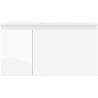 Mexen Orio armoire de salle de bain 90 cm avec lavabo Otis droit, 1S, 1D, blanc mat - 91A13-09047-3-BBFF01-W18P01