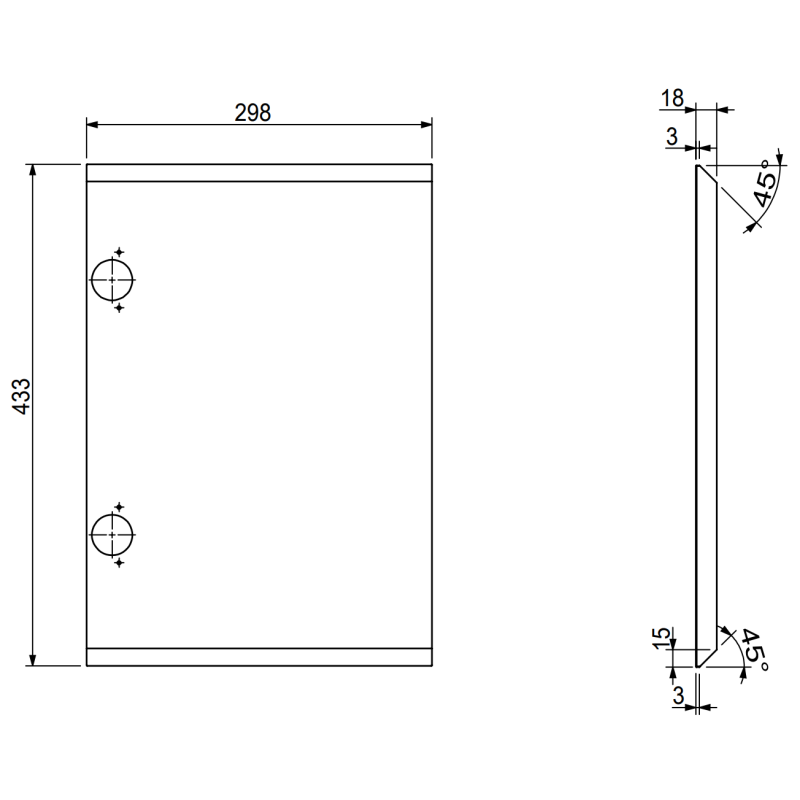 Mexen Orio armoire de salle de bains 90 cm avec lavabo Otis à droite, 1S, 1D, gris mat/blanc mat - 91A13-09047-3-BBFF62-W18P01
