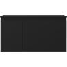 Mexen Orio armoire de salle de bain 90 cm avec lavabo Otis à droite, 1T, 1P, noir mat - 91A13-09047-3-BBFF71-W18P71
