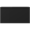 Mexen Orio meuble de salle de bain 90 cm avec lavabo Otis droit, 1S, 1D, noir mat - 91A13-09047-3-BBFF71-W18P71