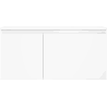 Mexen Orio meuble de salle de bains 100 cm avec lavabo Otis droit, 1S, 1D, blanc brillant - 91A13-10047-3-BBFF00-W18P00