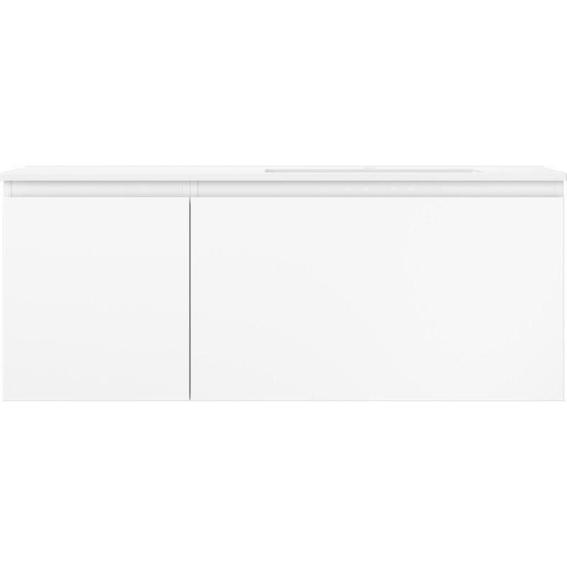 Mexen Orio armoire de salle de bain 120 cm avec lavabo Otis à droite, 1S, 1D, blanc mat - 91A13-12047-3-BBFF01-W18P01