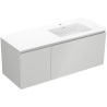 Mexen Orio armoire de salle de bain 120 cm avec lavabo Otis droite, 1S, 1D, gris mat/blanc mat - 91A13-12047-3-BBFF62-W18P01