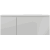 Mexen Orio armoire de salle de bain 120 cm avec lavabo Otis à droite, 1S, 1D, gris mat/blanc mat - 91A13-12047-3-BBFF62-W18P01