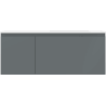 Mexen Orio meuble de salle de bains 120 cm avec lavabo Otis droit, 1S, 1D, graphite mat/blanc mat - 91A13-12047-3-BBFF66-W18P01