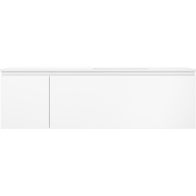 Mexen Orio armoire de salle de bain 160 cm avec lavabo Otis droit, 1S, 1D, blanc mat - 91A13-16047-3-BBFF01-W18P01