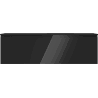 Mexen Orio meuble de salle de bain 160 cm avec lavabo Otis droit, 1T, 1P, noir brillant/noir mat - 91A13-16047-3-BBFF70-W18P71