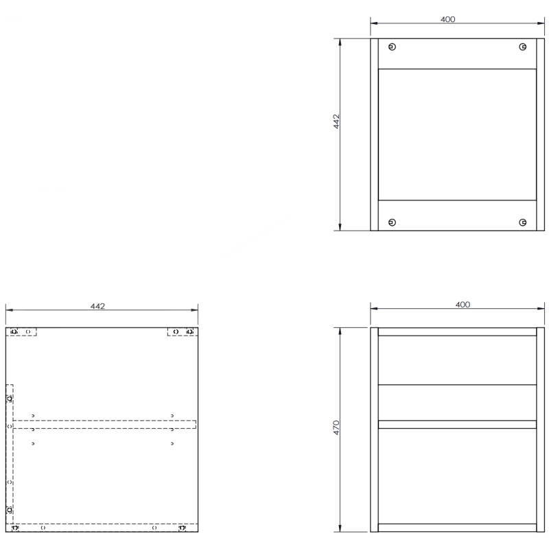 Mexen Rivel armoire de salle de bain 100 cm avec lavabo Otis à droite, 1S, 1D, rainurée, graphite/blanc mat