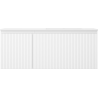 Mexen Rivel meuble de salle de bain 120 cm avec lavabo Otis droit, 1S, 1D, rainuré, blanc mat - 91A23-12047-3-BBFF01-W18P01