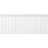Mexen Rivel meuble de salle de bain 120 cm avec lavabo Otis droit, 1T, 1P, rainuré, blanc mat - 91A23-12047-3-BBFF01-W18P01