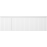 Mexen Rivel armoire de salle de bains 160 cm avec lavabo Otis droit, 1S, 1D, rainurée, blanc mat - 91A23-16047-3-BBFF01-W18P01