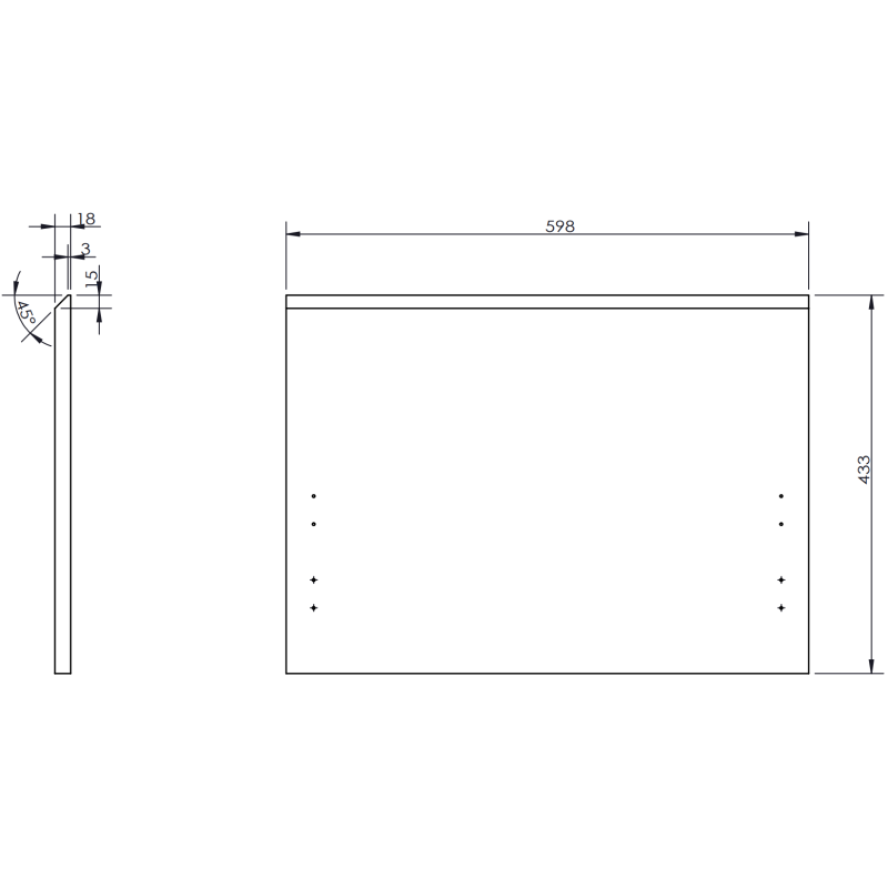 Mexen Orio armoire de salle de bain 90 cm avec lavabo Vela à gauche, 1S, 1D, blanc mat - 91A13-09047-3-BBFF01-W23L01
