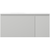 Mexen Orio armoire de salle de bains 90 cm avec vasque Vela gauche, 1S, 1D, gris mat/blanc mat - 91A13-09047-3-BBFF62-W23L01
