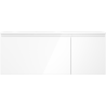 Mexen Orio armoire de salle de bain 120 cm avec lavabo Vela gauche, 1S, 1D, blanc brillant - 91A13-12047-3-BBFF00-W23L00
