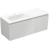 Mexen Orio meuble de salle de bain 120 cm avec lavabo Vela gauche, 1S, 1D, gris mat/blanc mat - 91A13-12047-3-BBFF62-W23L01