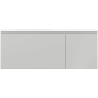 Mexen Orio meuble de salle de bain 120 cm avec lavabo Vela gauche, 1S, 1D, gris mat/blanc mat - 91A13-12047-3-BBFF62-W23L01