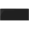 Mexen Orio armoire de salle de bain 120 cm avec lavabo Vela gauche, 1S, 1D, noir mat - 91A13-12047-3-BBFF71-W23L71