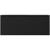 Mexen Orio armoire de salle de bains 120 cm avec lavabo Vela gauche, 1S, 1D, noir mat - 91A13-12047-3-BBFF71-W23L71