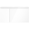Mexen Orio meuble de salle de bains 90 cm avec lavabo Vela à droite, 1S, 1D, blanc brillant - 91A13-09047-3-BBFF00-W23P00