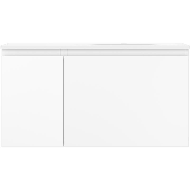 Mexen Orio meuble de salle de bain 90 cm avec lavabo Vela droit, 1S, 1D, blanc mat - 91A13-09047-3-BBFF01-W23P01
