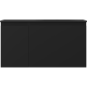 Mexen Orio meuble de salle de bain 90 cm avec lavabo Vela à droite, 1S, 1D, noir mat - 91A13-09047-3-BBFF71-W23P71