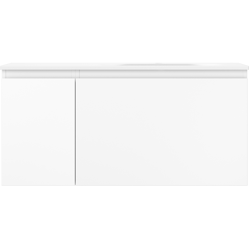 Mexen Orio meuble de salle de bain 100 cm avec lavabo Vela droite, 1S, 1D, blanc mat - 91A13-10047-3-BBFF01-W23P01