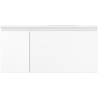 Mexen Orio meuble de salle de bain 100 cm avec lavabo Vela droite, 1S, 1D, blanc mat - 91A13-10047-3-BBFF01-W23P01