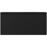 Mexen Orio armoire de salle de bain 100 cm avec lavabo Vela à droite, 1S, 1D, noir mat - 91A13-10047-3-BBFF71-W23P71