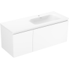 Mexen Orio meuble de salle de bain 120 cm avec lavabo Vela à droite, 1S, 1P, blanc mat - 91A13-12047-3-BBFF01-W23P01