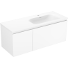 Mexen Orio meuble de salle de bain 120 cm avec lavabo Vela droit, 1S, 1D, blanc mat - 91A13-12047-3-BBFF01-W23P01