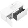 Mexen Orio meuble de salle de bain 120 cm avec lavabo Vela droit, 1S, 1D, blanc mat - 91A13-12047-3-BBFF01-W23P01