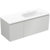 Mexen Orio meuble de salle de bain 120 cm avec lavabo Vela à droite, 1S, 1D, gris mat/blanc mat - 91A13-12047-3-BBFF62-W23P01