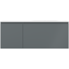 Mexen Orio meuble de salle de bain 120 cm avec lavabo Vela droit, 1S, 1D, graphite mat/blanc mat - 91A13-12047-3-BBFF66-W23P01