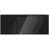 Mexen Orio armoire de salle de bain 120 cm avec lavabo Vela droit, 1S, 1D, noir brillant/noir mat - 91A13-12047-3-BBFF70-W23P71