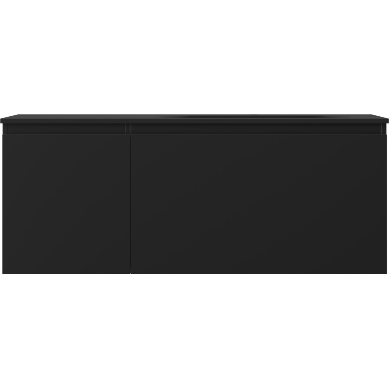 Mexen Orio armoire de salle de bain 120 cm avec lavabo Vela à droite, 1T, 1P, noir mat - 91A13-12047-3-BBFF71-W23P71