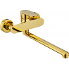 Mexen Milo robinet de baignoire avec long bec, or - 71335-50