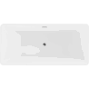 Mexen Malaga baignoire autonome 170 x 80 cm, Blanc - 51421708000