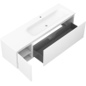 Mexen Orio armoire de salle de bain 160 cm avec lavabo Vela à droite, 1S, 1D, blanc mat - 91A13-16047-3-BBFF01-W23P01