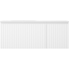 Mexen Rivel meuble de salle de bain 120 cm avec lavabo Vela gauche, 1S, 1D, rainuré, blanc mat - 91A23-12047-3-BBFF01-W23L01