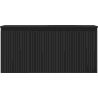 Mexen Rivel meuble de salle de bain 100 cm avec lavabo Vela droit, 1S, 1D, rainuré, noir mat - 91A23-10047-3-BBFF71-W23P71