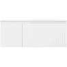 Mexen Rivel meuble de salle de bain 120 cm avec lavabo Vela droit, 1S, 1D, rainuré, blanc mat - 91A23-12047-3-BBFF01-W23P01