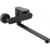 Mexen Milo robinet de baignoire bec long, noir - 71335-70