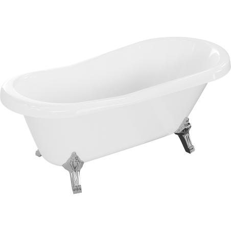 Mexen Retro baignoire autonome 150 x 73 cm, Blanc, pieds Chrome - 53251507300-00