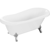 Mexen Retro baignoire autonome 150 x 73 cm, Blanc, pieds Chrome - 53251507300-00